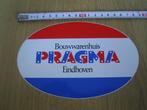 sticker EHV Bouwwarenhuis PRAGMA Eindhoven Bumpersticker, Ophalen, Zo goed als nieuw, Bedrijf of Vereniging