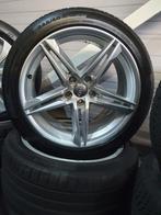 AUDI VELGENSET 18''' CONTINENTAL zomerbanden 245/40/18, 18 inch, Banden en Velgen, Ophalen of Verzenden, Personenwagen
