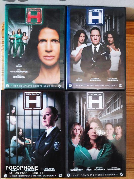 CELBLOK H - DE COMPLETE SERIE 1 T/M 4, Cd's en Dvd's, Dvd's | Tv en Series, Zo goed als nieuw, Drama, Boxset, Vanaf 16 jaar, Ophalen of Verzenden