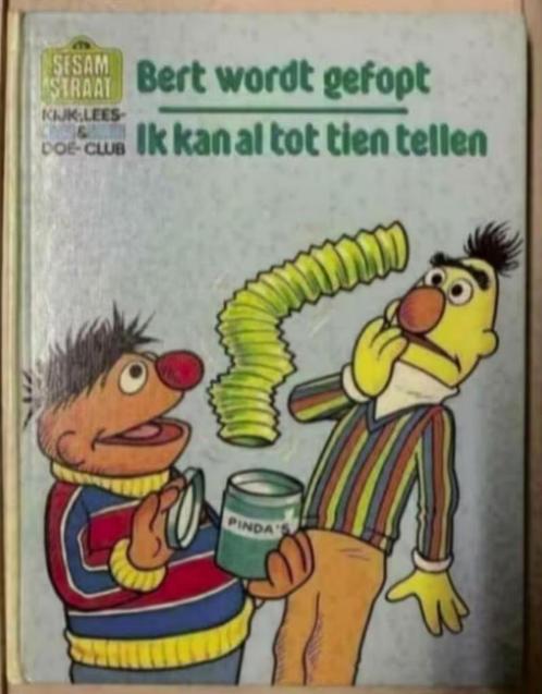 Bert wordt gefopt; Ik kan al tot tien tellen; Sesamstraat, Boeken, Kinderboeken | Jeugd | onder 10 jaar, Zo goed als nieuw, Fictie algemeen