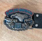 Harley Davidson Riem Buckle Vintage., Ophalen of Verzenden, Gedragen, Zwart