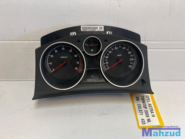 OPEL ASTRA H TWINTOP 1.8 Kilometer km teller unit 2005-2010, Auto-onderdelen, Dashboard en Schakelaars, Opel, Gebruikt, Ophalen of Verzenden