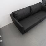 1x Montis Axel 3 zits (190 cm) zwart leder, Huis en Inrichting, Banken | Bankstellen, 150 tot 200 cm, Driepersoons, Ophalen of Verzenden