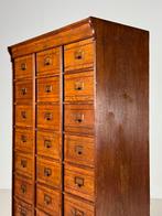 Apothekerskast ladekast kleppenkast antiek, Ophalen, 5 laden of meer, Eikenhout, Zo goed als nieuw