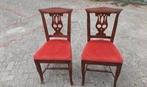 Antieke oude houten stoelen, Antiek en Kunst, Antiek | Meubels | Stoelen en Banken, Ophalen of Verzenden