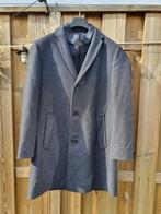 Prachtige Grijze Wollen Duffeljas van Bartlett - Maat L, Kleding | Heren, Ophalen of Verzenden, Maat 52/54 (L), Grijs
