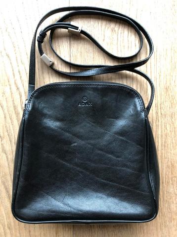 Adax zwart leren damestas crossbody schoudertas beschikbaar voor biedingen