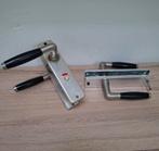 2 sets jaren 30 Ton model deurbeslag. Ebbenhout, langschild, Ophalen of Verzenden