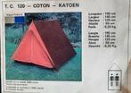 T.C. 120 Katoenen Tent - Grijs/Blauw, Ophalen, Gebruikt, Tot en met 2