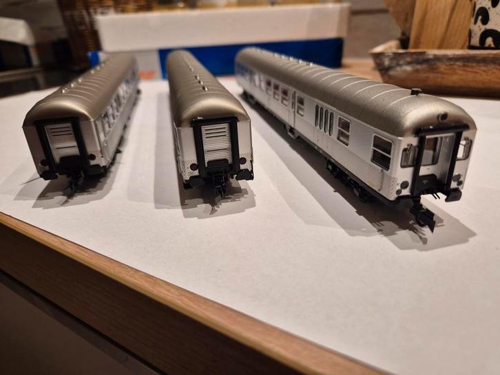 Roco 45480 + 45481 + 45491 - 3x silberling met stuurstand, Hobby en Vrije tijd, Modeltreinen | H0, Zo goed als nieuw, Wagon, Gelijkstroom