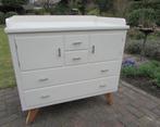 Vintage commode jaren'50/'60, Ophalen, 50 tot 70 cm, Voetruimte, 100 cm of meer