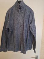 Dit is een Macson overhemd met bloemenprint. Mt XXL, Ophalen of Verzenden, Zo goed als nieuw, Blauw, Overige halswijdtes