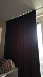 Overgordijnen donkerpaars/ aubergine kleur, Huis en Inrichting, Overige kleuren, 200 cm of meer, 150 tot 200 cm, Zo goed als nieuw