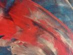 Abstract schilderij op doek, Antiek en Kunst, Kunst | Schilderijen | Abstract, Ophalen of Verzenden