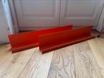 Kleurrijke wandplanken 80 x 9 x 15 cm oranje - 2 stuks, Ophalen, Zo goed als nieuw