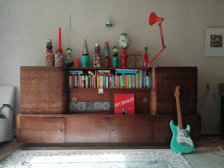 kast, art deco, Antiek en Kunst, Antiek | Meubels | Kasten, Ophalen