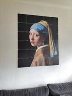 IXXI meisje met de parel 120x100cm, Ophalen of Verzenden, Zo goed als nieuw, Schilderij, Minder dan 50 cm