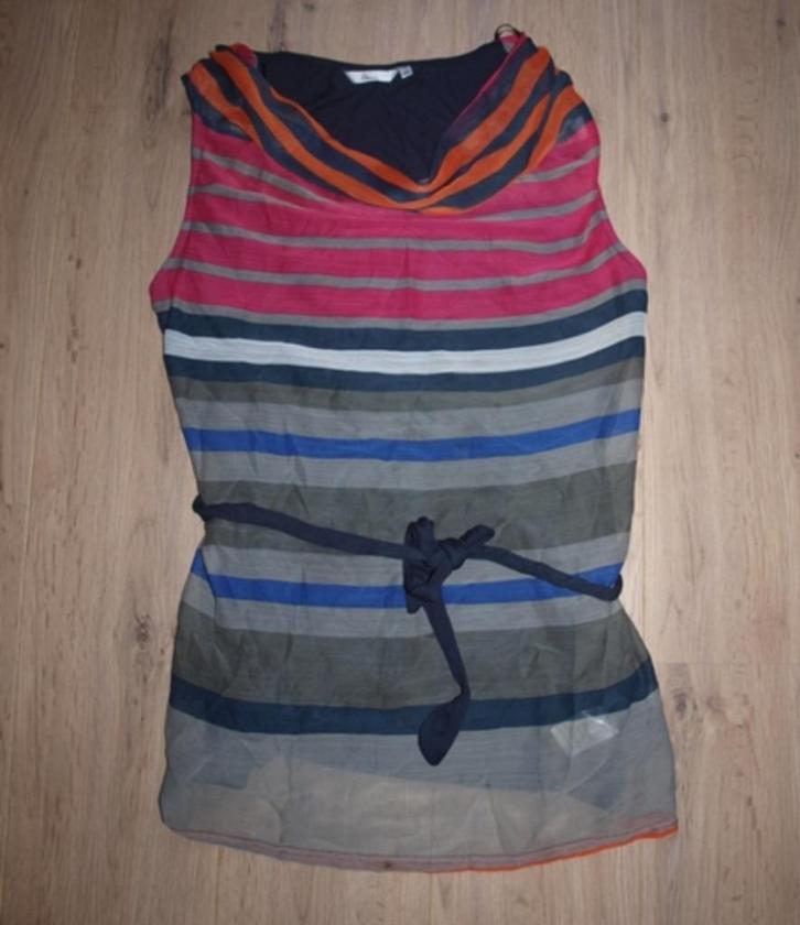 Gestreepte Tuniek Miss Etam (44), Kleding | Dames, Blouses en Tunieken, Gedragen, Maat 42/44 (L), Overige kleuren, Ophalen of Verzenden