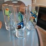 Vogel drinkglazen(paradijs ontwerpen) vintage!, Ophalen, Nieuw, Overige typen