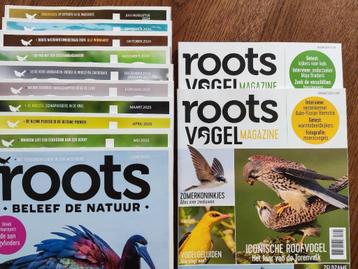 ROOTS TIJDSCHRIFTEN JULI 2024/JUNI 2025 + 2X VOGELMAGAZINE beschikbaar voor biedingen