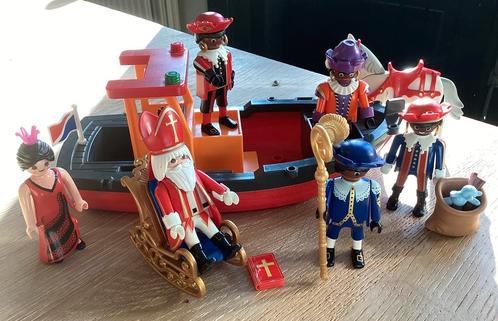 Playmobil Sinterklaas, zijn pieten en stoomboot!, Diversen, Sinterklaas, Zo goed als nieuw, Ophalen of Verzenden