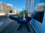 Tuinstoel Allibert zeer stevige kwaliteit blauw, per stuk 23, Tuin en Terras, Tuinstoelen, Ophalen, Gebruikt, Kunststof, Verstelbaar