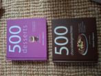 Kookboeken: 500 Desserts & Chocoladegerechten, Ophalen of Verzenden