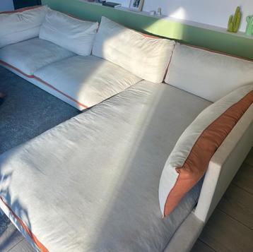 3-zit bank met lounge links