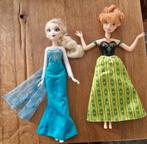 Barbie Anna en Elsa van Disney Frozen Elza, Kinderen en Baby's, Ophalen of Verzenden, Zo goed als nieuw, Barbie