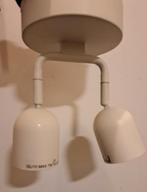 (badkamer) lamp - 2 spotjes, Huis en Inrichting, Lampen | Hanglampen, Ophalen, Zo goed als nieuw, Basic, Minder dan 50 cm
