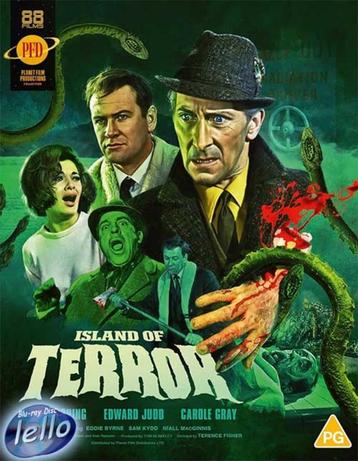 Blu-ray: Island of Terror, L.E. (1969 Peter Cushing) UK nNLO beschikbaar voor biedingen