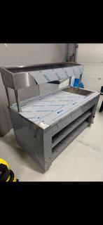 Werkbank met Bain-Marie – Nieuw, Nooit Gebruikt!, Ophalen of Verzenden, Nieuw zonder verpakking, Fornuis, Frituur en Grillen