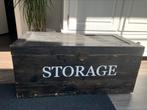 Hout houten kist speelgoed storage wit zwart landelijk stijl, Ophalen