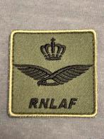 5x5 borst embleem RNLAF, Verzamelen, Verzenden, Luchtmacht, Nederland, Embleem of Badge
