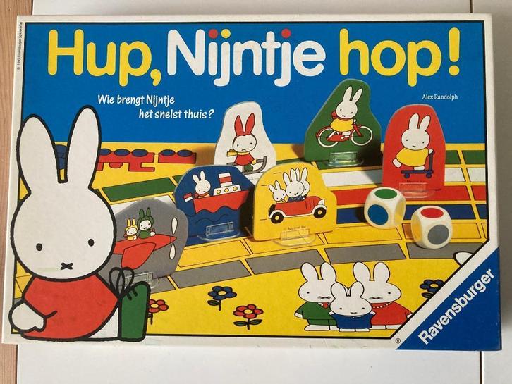 Hup, Nijntje Hop gezelschapsspel (vintage) merk:Ravensburger, Hobby en Vrije tijd, Gezelschapsspellen | Bordspellen, Zo goed als nieuw