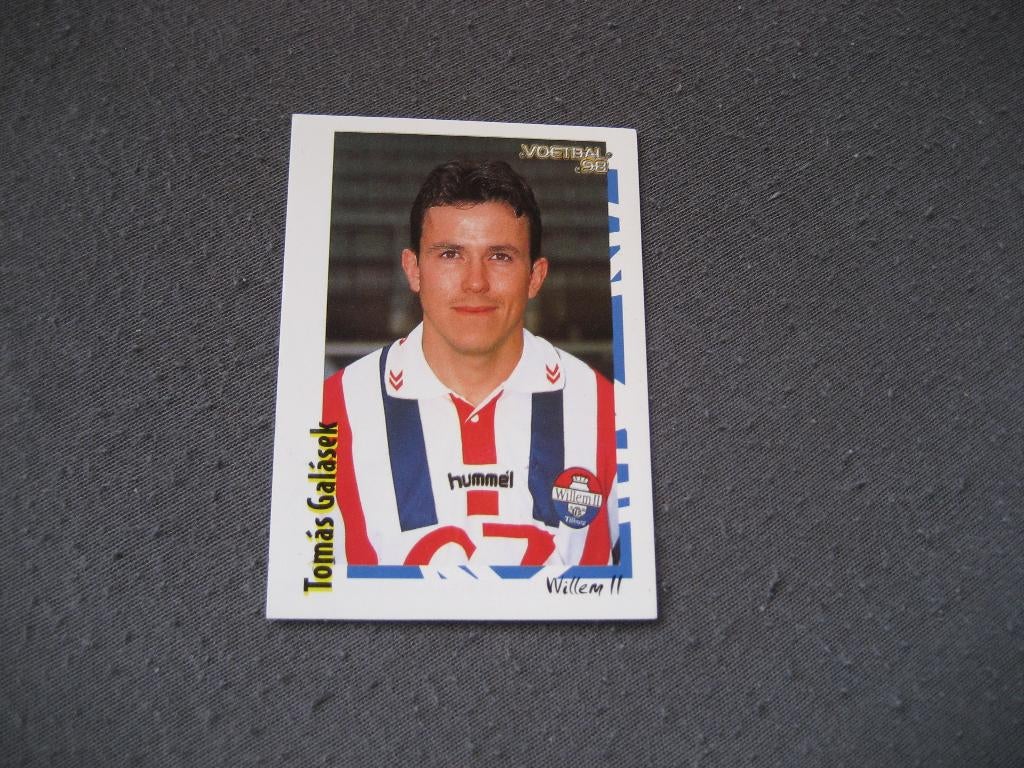 tomas galasek voetbal kaartje, Ophalen of Verzenden, Zo goed als nieuw, Willem II, Poster, Plaatje of Sticker