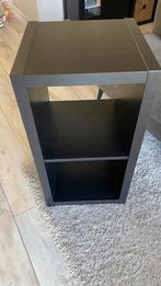 Kallax IKEA 2 kast zwart, Huis en Inrichting, Slaapkamer | Nachtkastjes, Minder dan 45 cm, Ophalen of Verzenden, Zo goed als nieuw