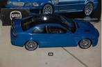 1:18 BMW M3 E46 GTR blue Kyosho diecast in box WRH, Verzenden, Zo goed als nieuw, Auto, Kyosho