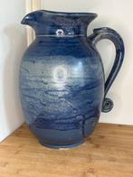 Blauwe Keramische Vaas - Mid Century Design, Ophalen