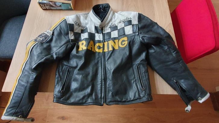 Leren motorjas, Motoren, Kleding | Motorkleding, Jas | leer, Tweedehands, Ophalen