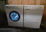 Miele SoftCare 8kg wasmachine + warmtepompdroger A++, 8 tot 10 kg, Ophalen, Zo goed als nieuw, Minder dan 85 cm