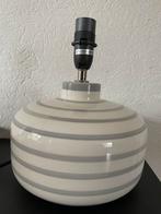 Mooie gestreept keramiek lampvoet Kenwell, Huis en Inrichting, Lampen | Hanglampen, Ophalen of Verzenden, Gebruikt, Glas, 50 tot 75 cm