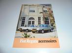 brochure Fiat Regata accessoires  1985, Ophalen of Verzenden, Zo goed als nieuw, Overige merken