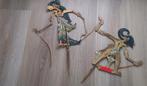 Rijk versierde poppen voor schaduwspelen, Java. 2 stuks, Antiek en Kunst, Kunst | Niet-Westerse kunst, Ophalen of Verzenden