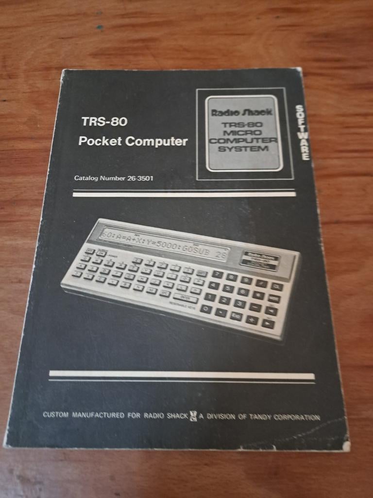 TRS 80 pocket computer Tandy, Ophalen of Verzenden