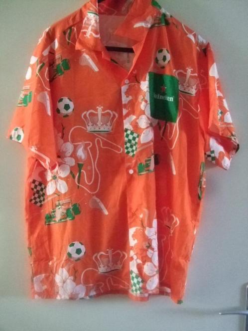 Heineken overhemd (nr.1), Verzamelen, Biermerken, Nieuw, Kleding, Heineken, Ophalen of Verzenden