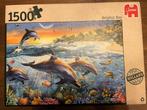 Jumbo Dolphin Bay - legpuzzel 1500 stuks, Ophalen, 500 t/m 1500 stukjes, Zo goed als nieuw, Legpuzzel