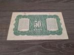 Net biljet halve gulden Nederlands-Indië, 1943, Postzegels en Munten, Bankbiljetten | Nederland, Ophalen of Verzenden