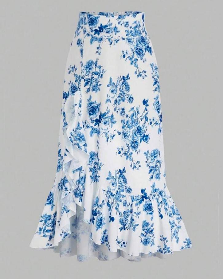 Rok Seda ** NIEUW **, Kleding | Dames, Grote Maten, Nieuw, Rok, Blauw, Verzenden