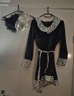 Cruella De Vil Jurk met Pruik - Carnaval!, Maat 38/40 (M), Carnaval, Ophalen of Verzenden, Zo goed als nieuw